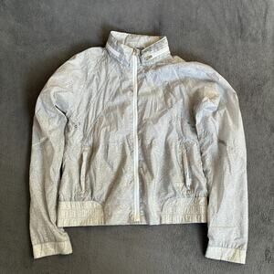 Lorna Jane Gray Lightweight Full Zip Zip Pockets Windbreaker Jacket Women’s Sz L